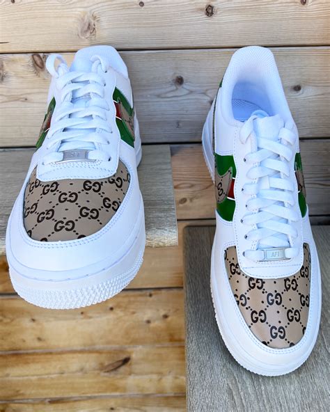 nike personalizzate gucci|Gucci air force 1 custom.